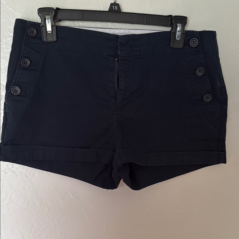 Banana Republic Navy High Waist Shorts